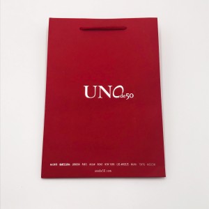 Skreddersydde Gift Packaging Paper bag med håndtak