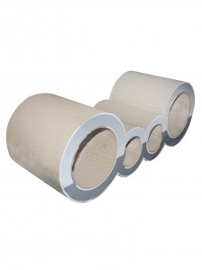 3 сӯрохиро Corrugated Cat Scratcher