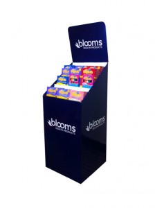 Cardboard Merchandising Display Dump Bins Cardboard Display Bin For Retail Display