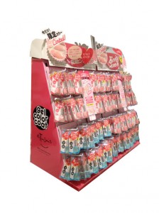 Medias de palet papel exhibición con Peg ganchos para roupa tenda