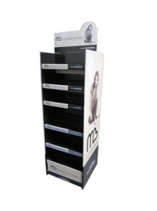 Light Duty OEM Design Cardboard Point Of Sales Display Stand