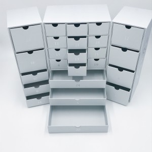 2019 new shape custom foldable combination gift box for cosmetic