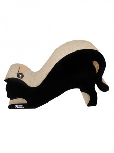 Black Cat Shaped Cat Scratcher