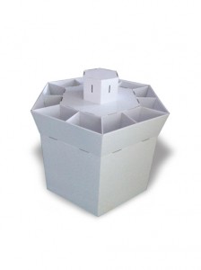 Hexagon Snaks Pallet Display