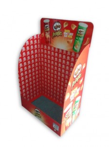 Pop up Paper Dump Bins, Cardboard Retail Socks Dump Bin Display for In Store