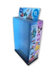 POS Retail Standing Cardboard Hook Air Freshener Display Stand