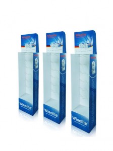 Wholesale Cardboard Floor Display Stand With Hook