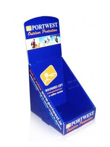 Siop archfarchnad fanwerthu bwrdd maint bach arddangos cownter cardbord top