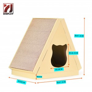 Custom High Quality Carton Scratcher Lounge Large Cat Scratcher for big cats