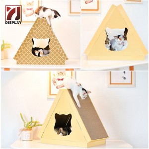 Custom High Quality Carton Scratcher Lounge Large Cat Scratcher for big cats
