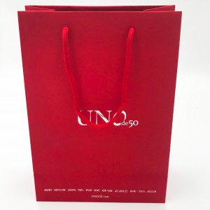 Skreddersydde Gift Packaging Paper bag med håndtak