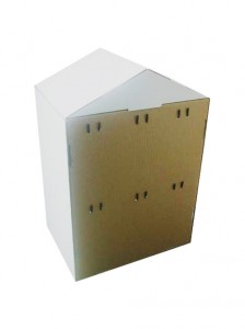 Dump din carton ondulat Bin display