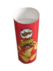 Cardboard Dump Bin Display Custom display stand For Potato Chips
