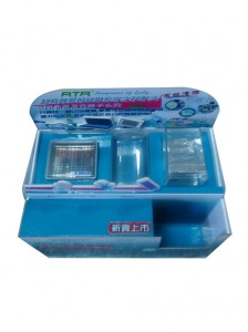 Special Shape Floor Dump Bins with Removeable Header