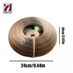 Wholesale cat cardboard toy corrugated organ toy cat play bed