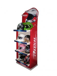 Helmet POS Cardboard Display