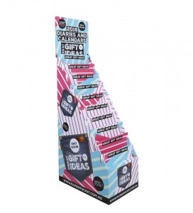 Custom Retail Store Paper Display Racks Promotion Free Standing Pos Floor Corrugated Stand Cardboard Display