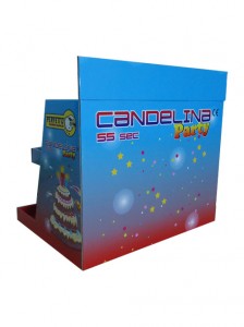 Party Produkte Thekendisplay