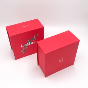 Custom foldable magnetic gift box for cosmetic