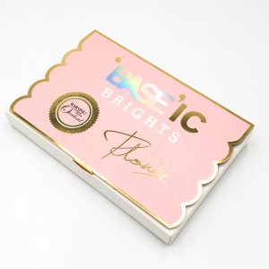 Custom size box made elegent design hot stamping cardboard paper box