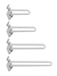 Single Cardboard Display Plastic Hook for Promotion Display