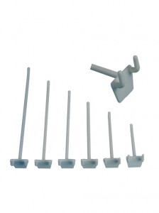 Single Cardboard Display Plastic Hook for Promotion Display